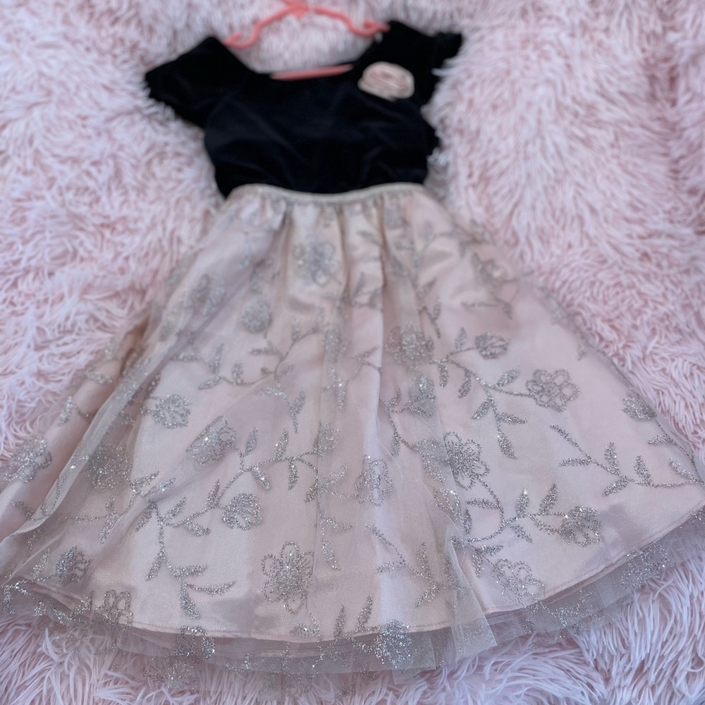 Beautiful Jona Michelle pink and black dress in size 4T